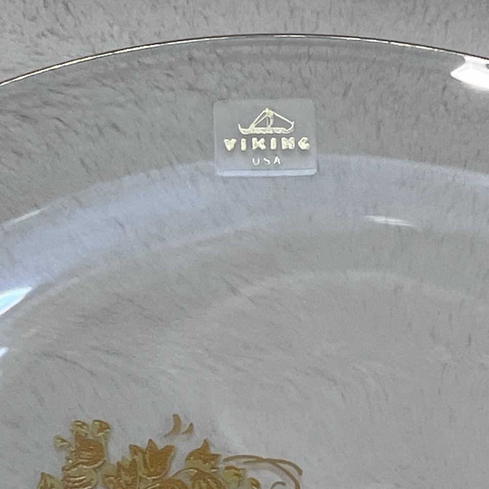 Vtg Viking‎ Brand 50th Anniversary Gold Trimmed Collectors Plate Art Deco 12" EC - Picture 3 of 7